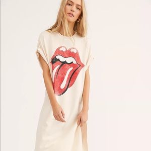 Daydreamer Free People Rolling Stones dress